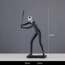 Load image into Gallery viewer, Black Human Sculpture