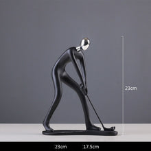 Load image into Gallery viewer, Black Human Sculpture