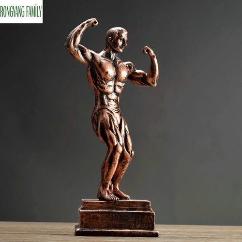Bodybuilding Muscle Man Sculpture