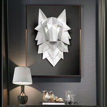 Load image into Gallery viewer, Wolf Head Sculpture