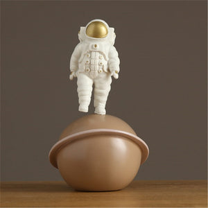 Astronaut Moon Statue