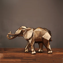 Load image into Gallery viewer, Gold Elephant Statue