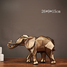 Load image into Gallery viewer, Gold Elephant Statue