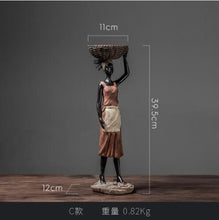 Load image into Gallery viewer, Hardworking AfricanCcharacter Statues